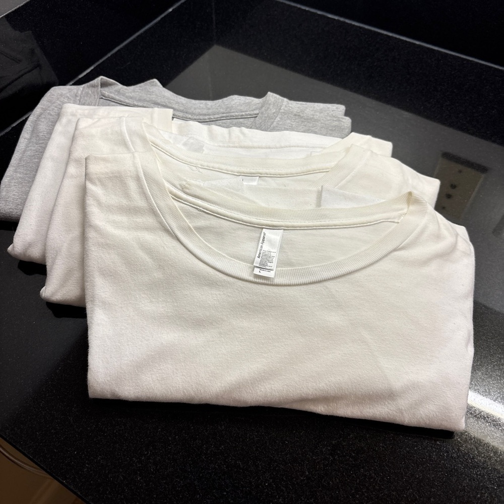 4 American Apparel T-Shirts